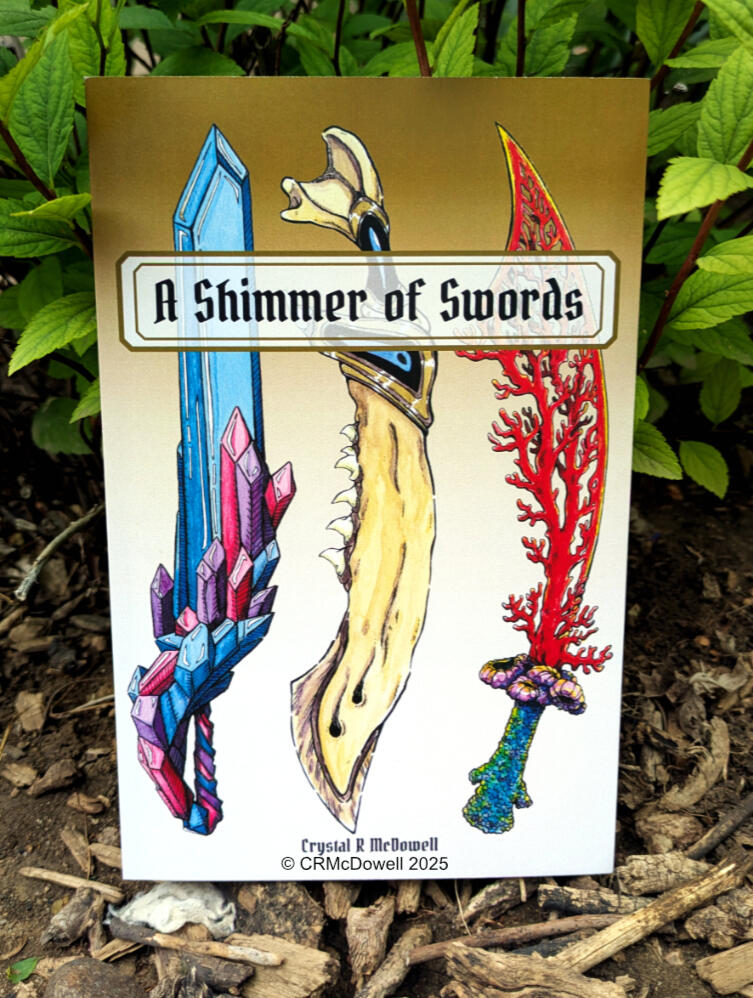 Shimmer of Swords (8.5" x 5.5" Perfect Bound Book Cover)