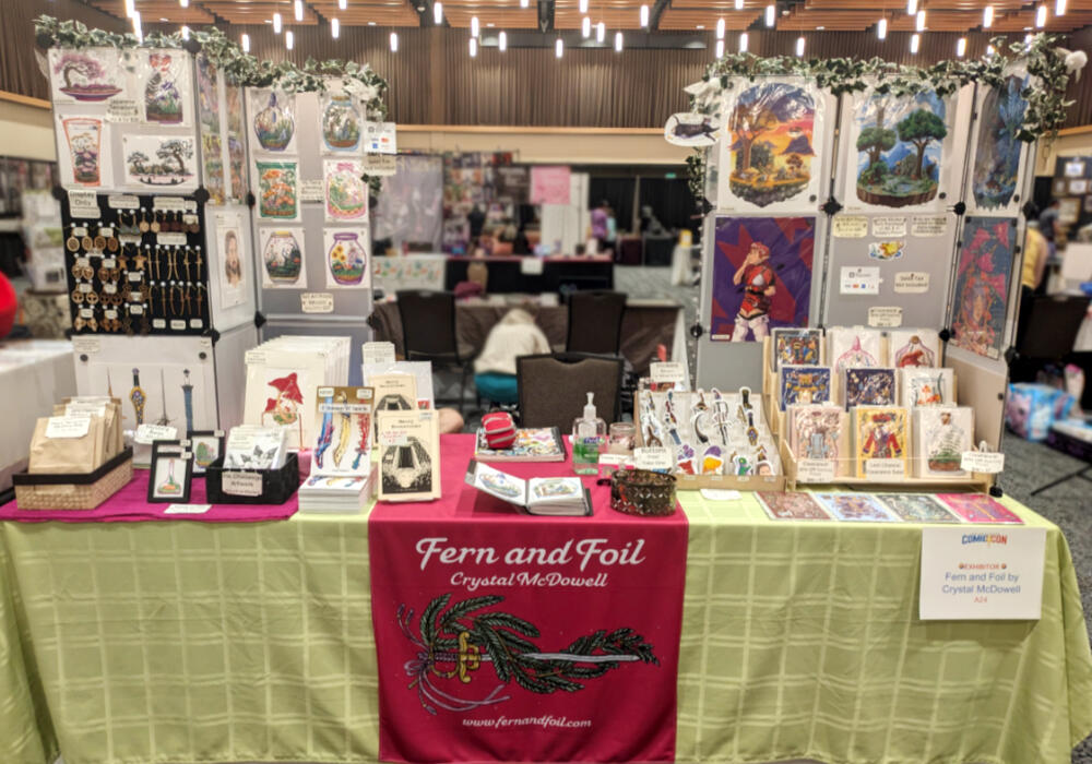 Mesa County Library Comic Con 2024 - 8 foot table